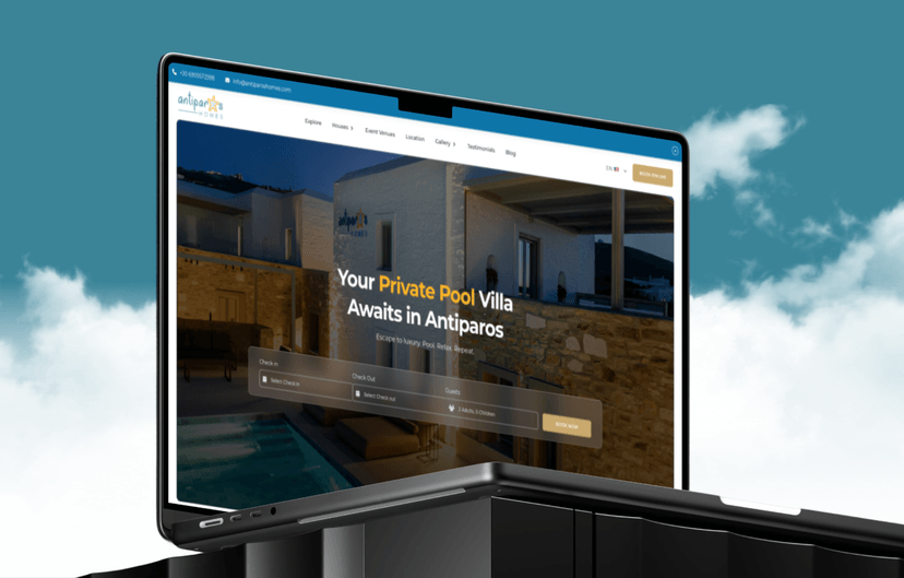 Elevating Antiparos Homes Digital Presence project image